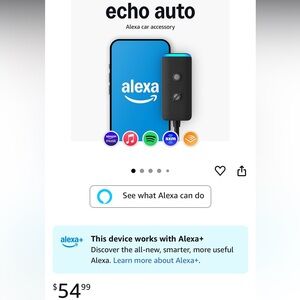 NWT Echo Auto 🚗 Amazon Alexa